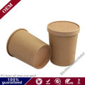 Disposable Kraft Eco Friendly Paper Bowls and Paper Bowl Lids